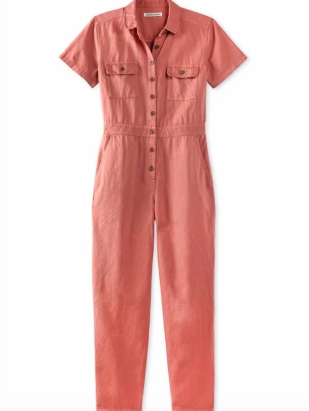 Outerknown S.E.A. Jumpsuit Mineral Red Women's Size Small NWT